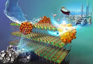 Green rust catalyst modified with copper oxide enables low-cost, efficient hydrogen generation from sodium borohydride