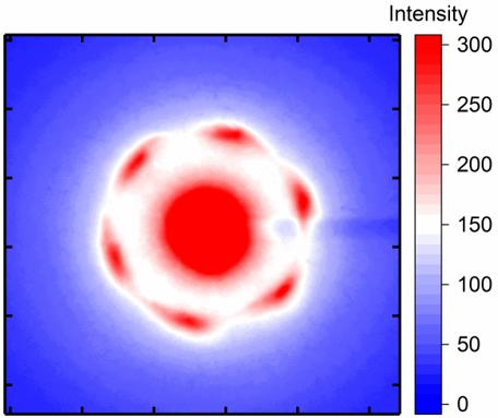 Symmetric Electron Diffraction Pattern