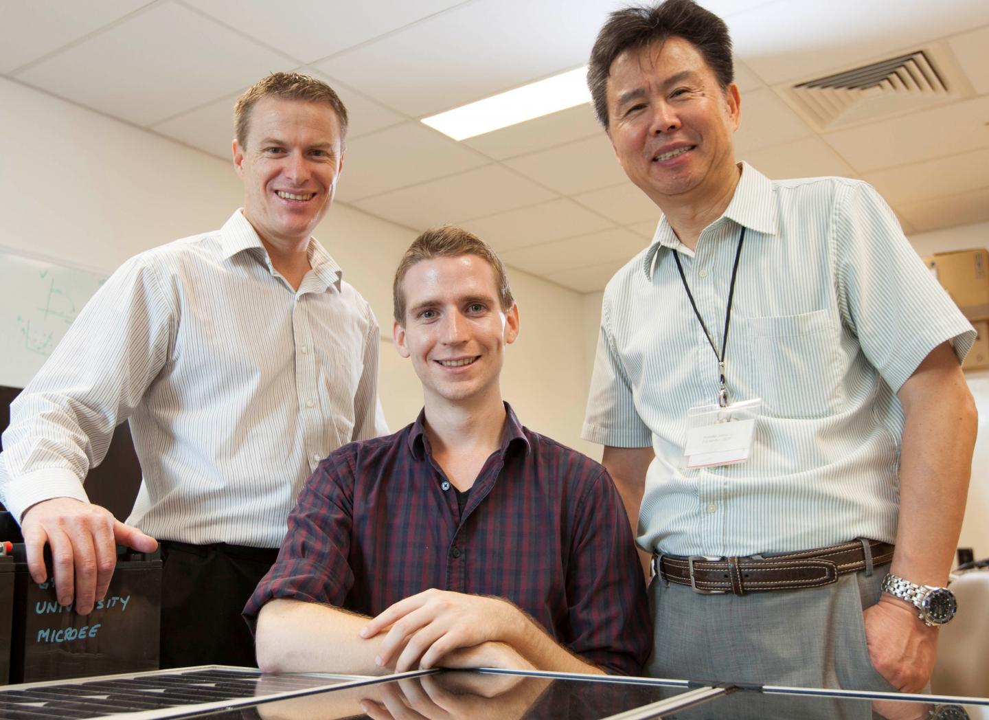Rodney Stewart, Chris Bennett and Jun Wei Lu, Griffith University