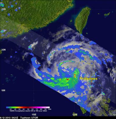 TRMM Sees Utor