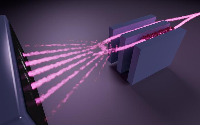 Processes in the X-ray interferometer: