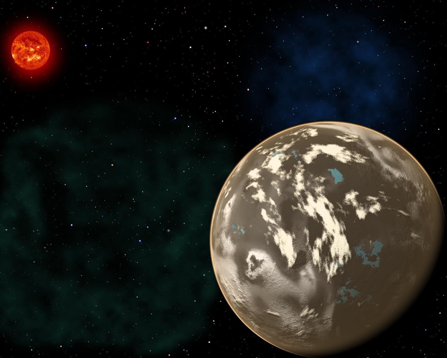Artist's Impression of Carbon Planet