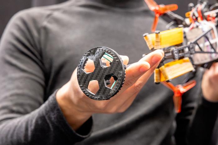 Hopcopter’s new flexible foot pad