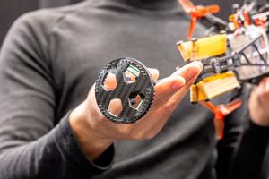 Hopcopter’s new flexible foot pad