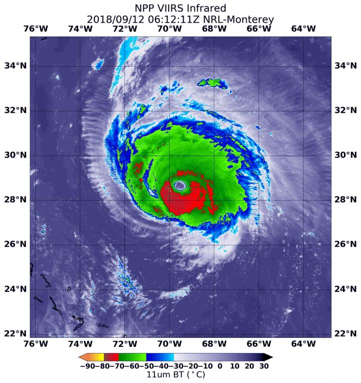 Suomi NPP Image of Florence