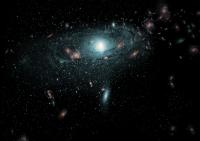 Computer Generated View of the Hidden Galaxies