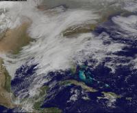 GOES-East Image of March 2017 Snowstorm
