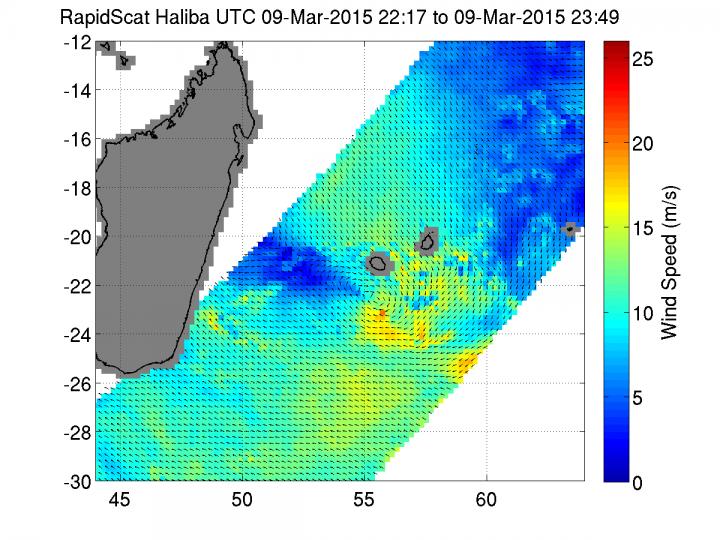 RapidScat Image of Haliba