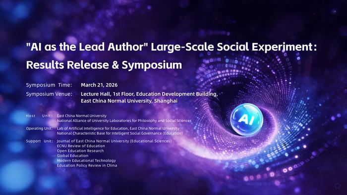 "AI as the Lead Author" Large-Scale Social Experiment: Result Release & Symposium