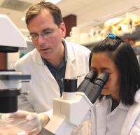 Patrick Wilson and Study Co-author Nai-Ying Zheng, University of Chicago Medicine