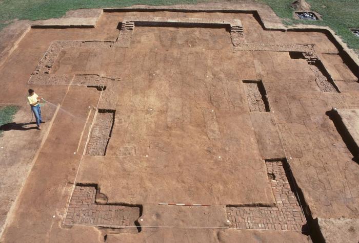 Exposed Foundation of the Brick Chapel at Historic St. Mary’s City