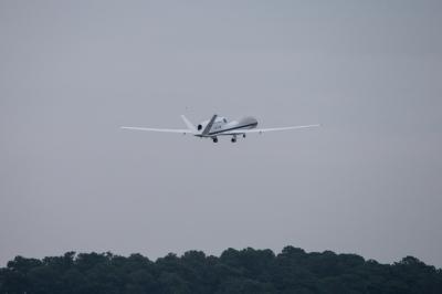 Milestone Take off: First NASA Wallops-Controlled Global Hawk Flight