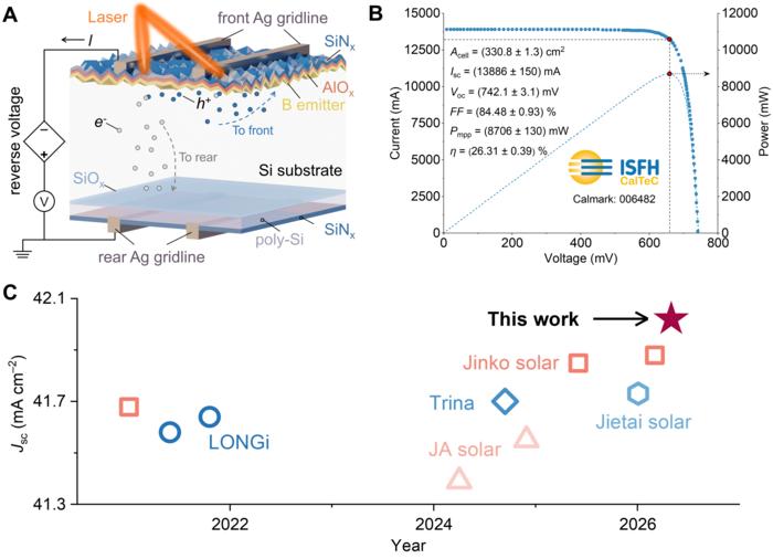 Device structure and performance of TOPCon solar cells based on the synergistic metallization strategy
