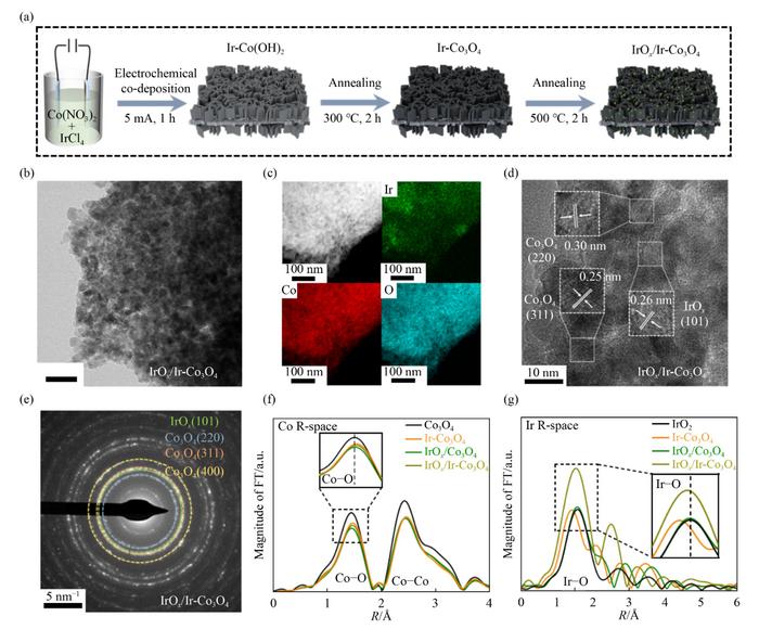 Synthesis and structural characterization of the electrocatalysts