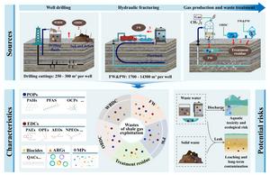 Emerging contaminants in shale gas extraction: sources, characteristics, and potential risks