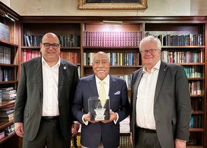 Giant Magellan Telescope Board Chair and Vice Chair with Dr. Walter Massey