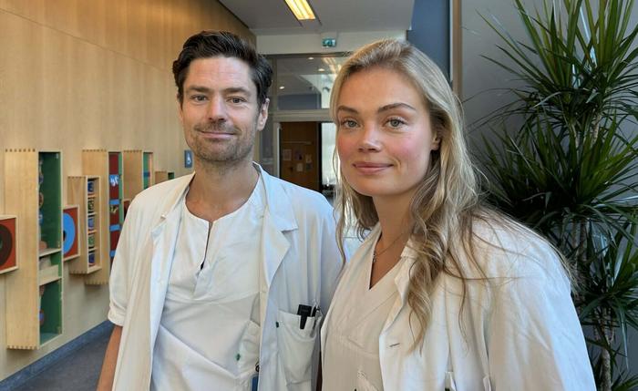 Magnus Aasved Hjort and Anna Franzén