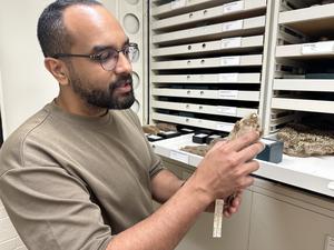 Anderson Feijó with rodent