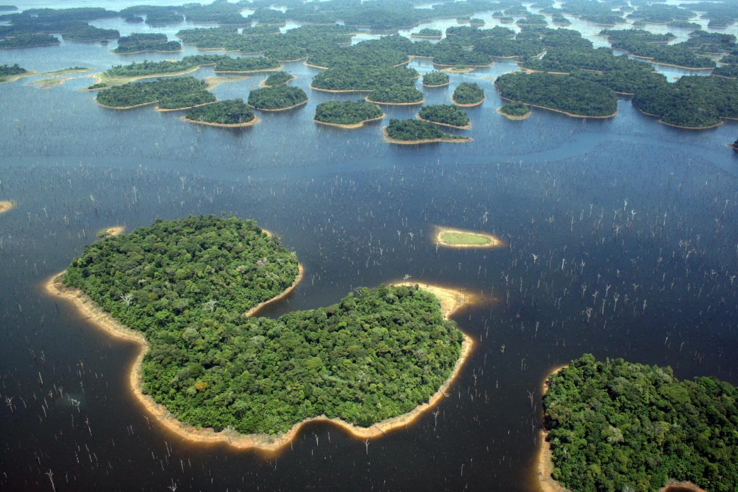 Aerial Photograph of the Balbina Dam