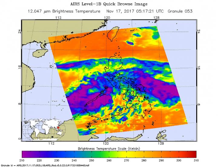 AIRS Image of 31W