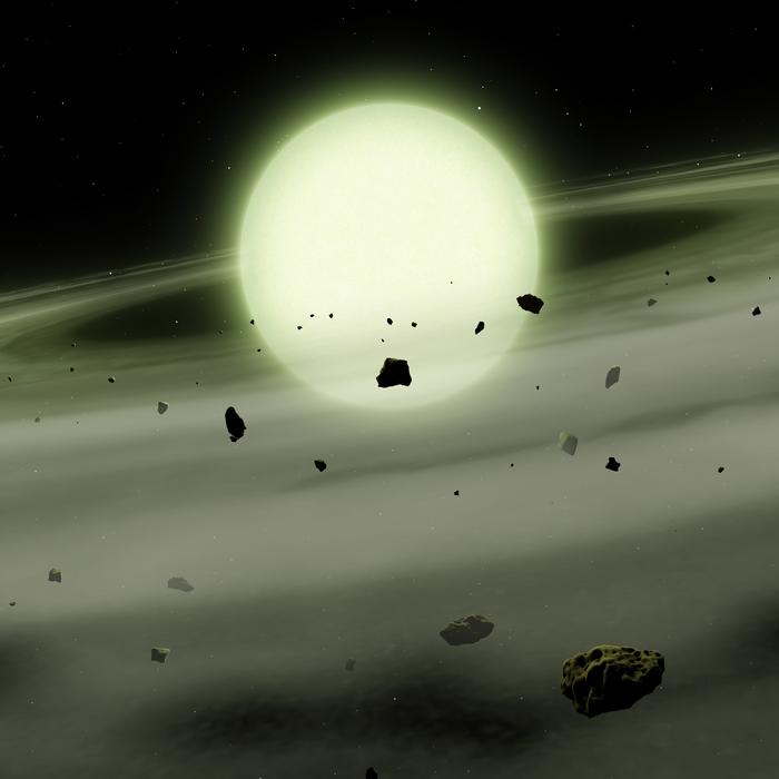 The ghostly green glow of WDJ1330+6435
