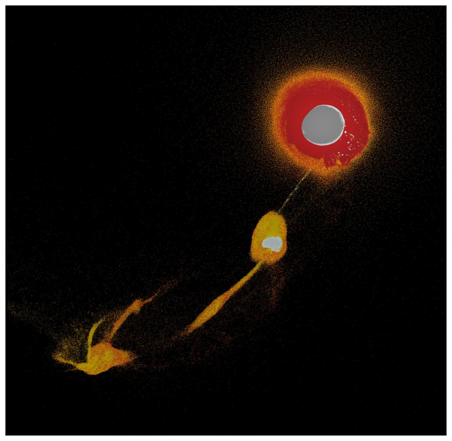 Impact simulation still