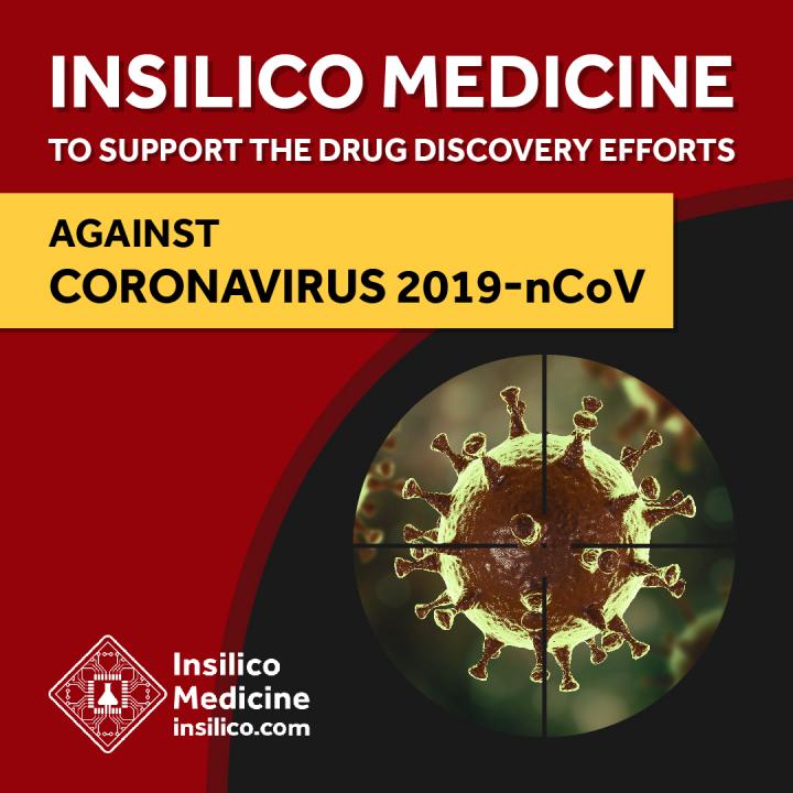 Insilico�Medicine to support the drug discovery efforts against CORONAVIRUS 2019-nCoV