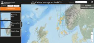 CO2 storage sites and licenses on the Norwegian Continental Shelf