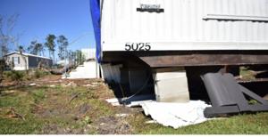Wind damage and manufactured housing