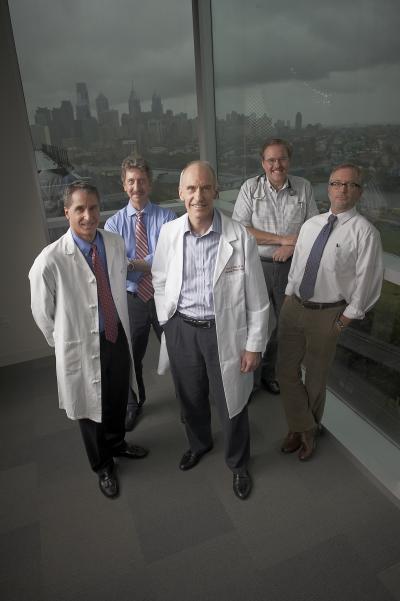 David Porter, Bruce Levine, Carl June, Stephan Grupp, and Michael Kalos, Penn Medicine