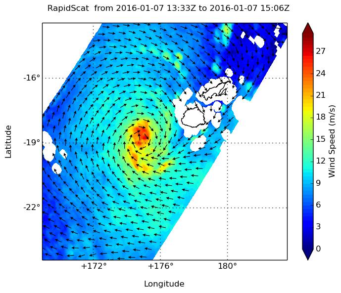RapidScat Image of Ula