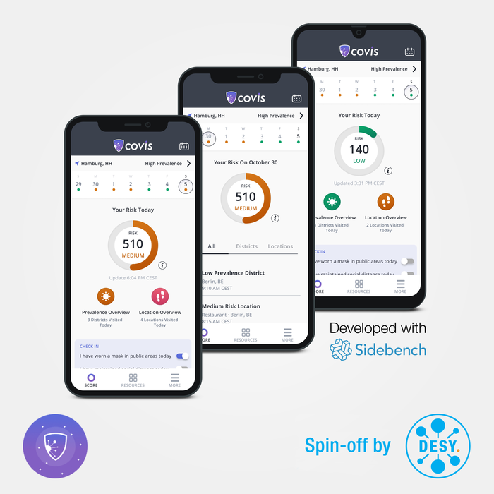 New app for Corona risk assessment: CoVis