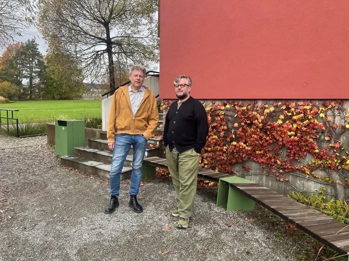 Researchers Thomas Thiis and Arnkell Jonas Petersen at NMBU