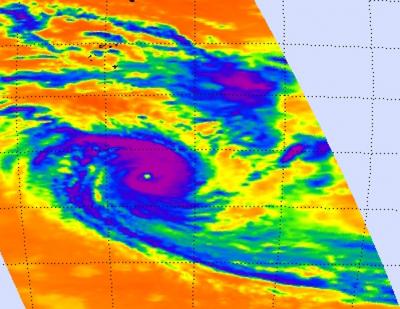 NASA Infrared Image Shows Claudia's Eye Clearly