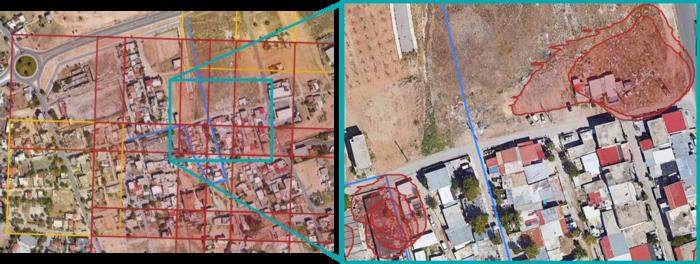 Satellite scanning to detect illegal dumping sites