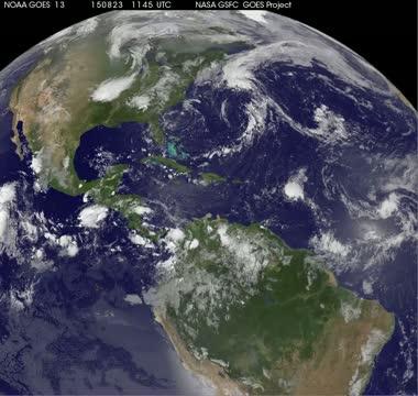 GOES-East Animation of Erika