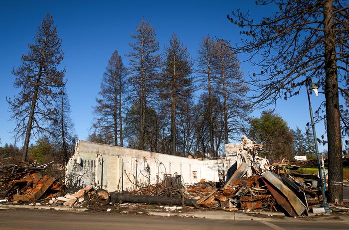 Photo 2: Paradise Fire Scene