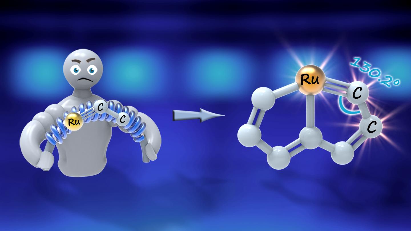 A Ruthenium-Carbon Triple Bond Has Been Constrained in a  Five-Membered Ring