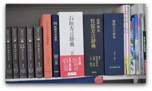 Dictionaries of Ryukyuan languages in Nakagawa’s laboratory
