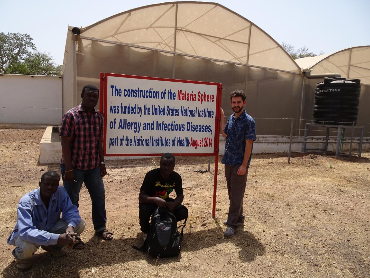 Team in Front of Mosquitosphere