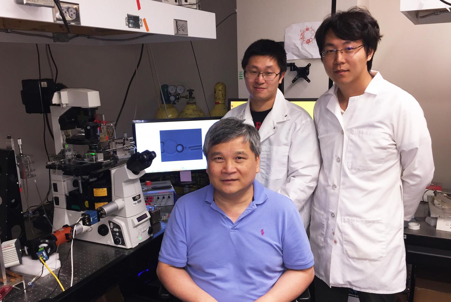 Researchers with Force Probe