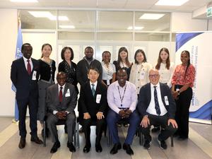 A group photo of representatives from HKUST, GML and IOC-UNESO Africa.