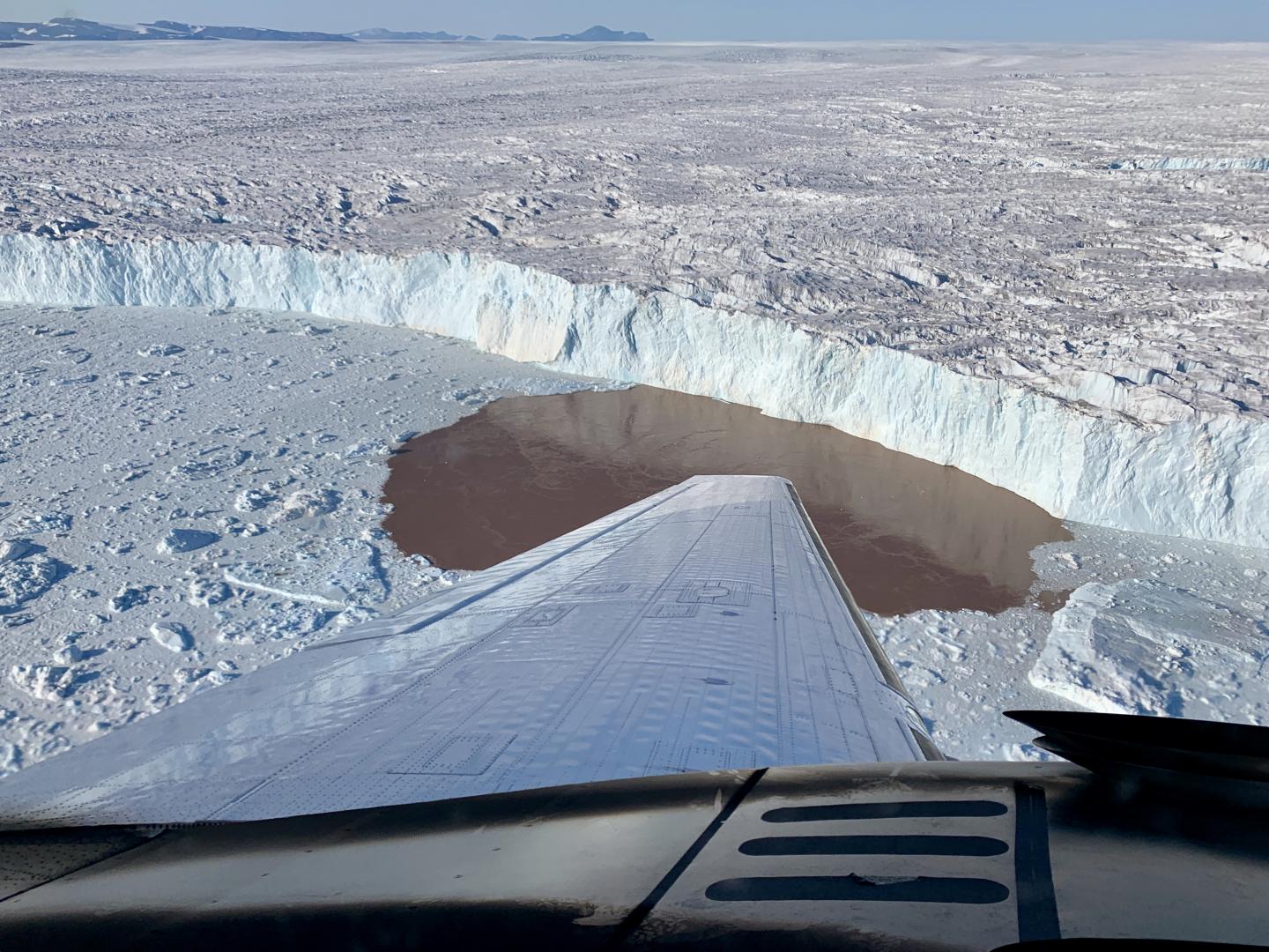 Ice front of Zachariae Isstr&oslash;m