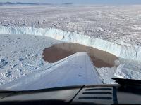 Ice front of Zachariae Isstr&oslash;m