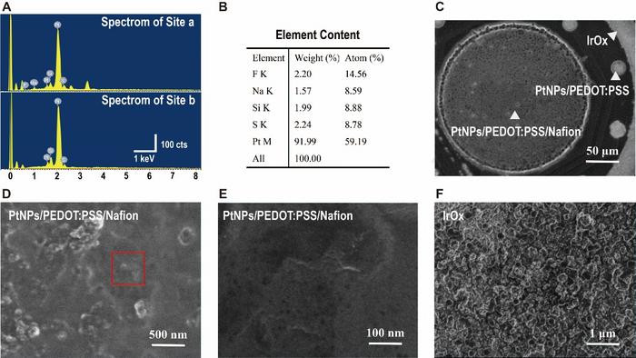 Fig. 2. Results of targeted modifications on the integrated MT MEA.