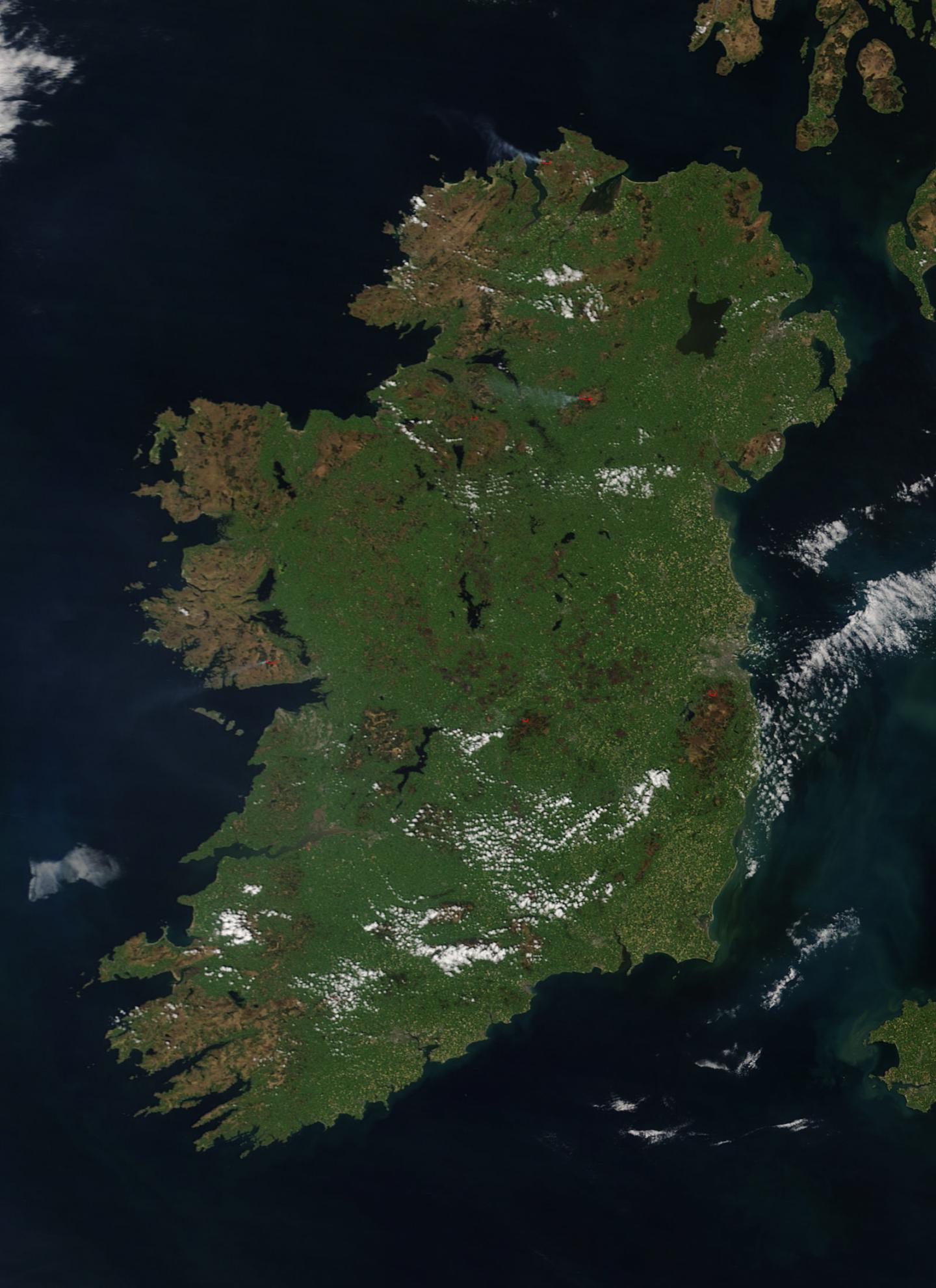 Ireland's Gorse Wildfires Creating Havoc
