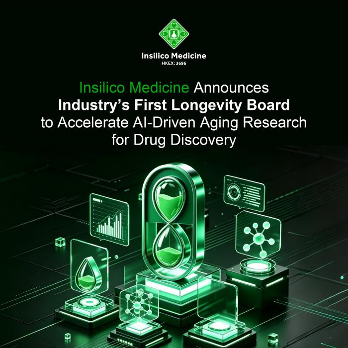 Insilico Medicine Announces Industry’s First Longevity Board to Accelerate AI-Driven Aging Research for Drug Discovery