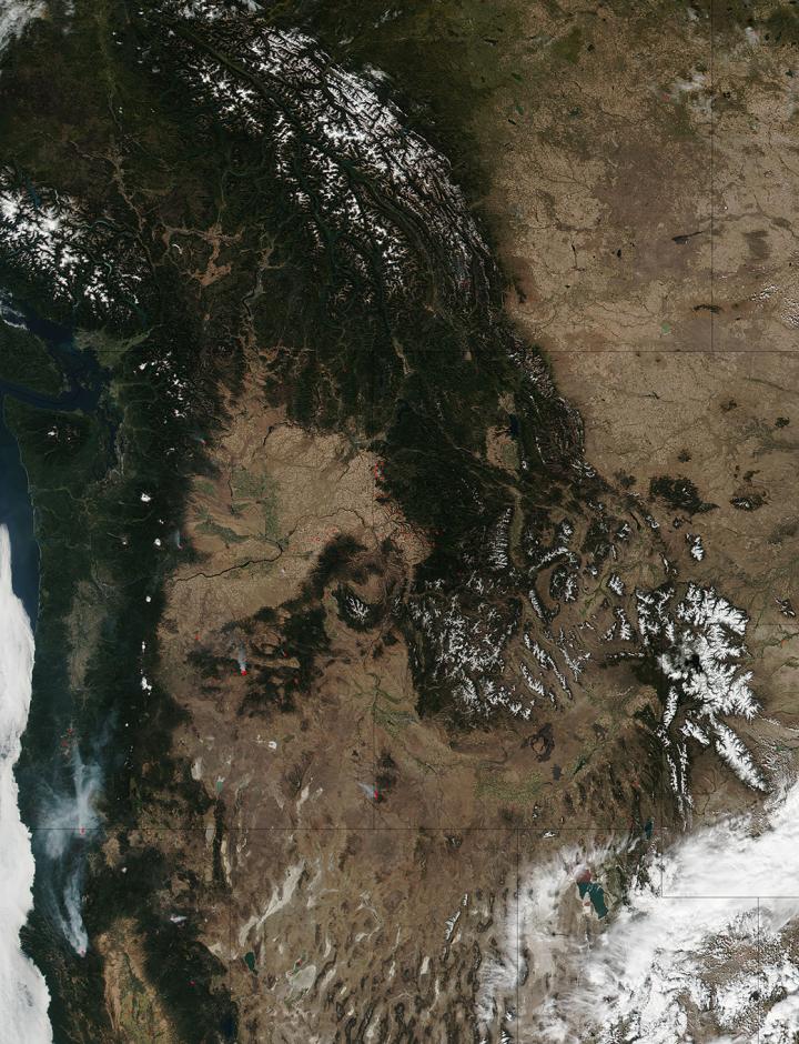 Fires and Snow in the Pacific Northwest