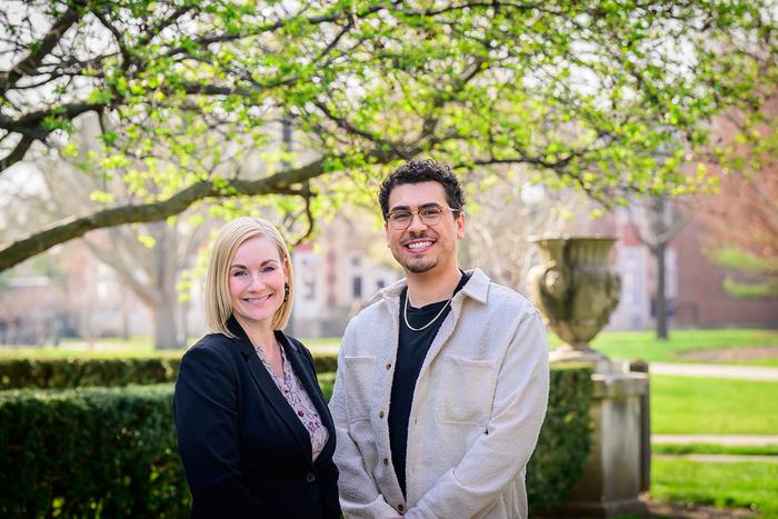 Carena Van Riper and Devin Goodson