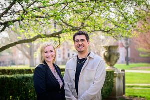 Carena Van Riper and Devin Goodson